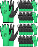 Nuogo 24 Pairs Gardening Gloves for Men Women Rubber Coated Landscaping Work Gloves Safety Work Construction by GreenHaven Gardens