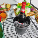 Stainless Steel 3-Tier Mobile Cart for Outdoor Grills & Pizza Ovens by CozyNest Decor