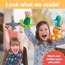 Craftorama Sewing Kit for Kids, Fun and Educational Sea Animal Craft Set for Boys and Girls Age 7-12, Sew Your Own Felt Animals Craft Kit for Beginners, 165 Piece Set by TinyTreasures Baby Boutique