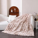 UKELER Camel Large Fluffy Bed Blankets Throws Twin Size, Cozy Shaggy Faux Fur Blanket Soft Plush Thick Throw Blanket for Bed, Couch, Sofa, Office, Camping 60''x80'' by CozyNest Decor