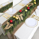 6FT Artificial Norfolk Pine Garland 2 Pack – Dense Green Christmas Garland, Real Touch Holiday Greenery for Front Door, Fireplace Mantel, Staircase, Indoor Outdoor Home Decoration by CozyNest Decor
