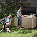 YITAHOME 230 Gallon Double-Wall Deck Box with Divider & Side Handles, Outdoor Large Storage for Patio Furniture Cushions, Garden Pool Accessories, Water Resistant & Lockable by CozyNest Decor
