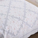 MarCielo 3-Piece 100% Cotton Oversized Bedspread Lightweight Quilt Coverlet Embroidery Farmhouse Bedding Set (TC Colorful White, Oversized Queen (100"x106")) by CozyNest Decor