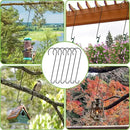 6 Packs 24 Inch Long S Hooks for Hanging Plants,Extra Large S Hooks,Metal Bird Feeder Hooks, Rustproof Garden Planter Hanger for Tree Branch, Basket, Lanterns, Wind Chimes, Outdoor Use by GreenHaven Gardens