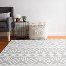 Cushmat Stylish Reversible Foam Play Mat (Large, Crystals - Gray Pink) - Soft, Waterproof, Durable Play mat for Infants, Babies, Toddler, Kids & Grownup - 6.5ft x 4.5ft by TinyTreasures Baby Boutique