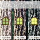 Juegoal Fairy Gnome Home Miniature Window and Door with Litter lamp for Trees Decoration, Glow in Dark Fairies Sleeping Door and Windows, Yard Art Garden Sculpture, Lawn Ornament Decor by GreenHaven Gardens