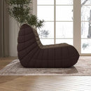 Bean Bag Chair, Loveseat Fireside Chair Bean Bag Sofa Large Bean Bag Chair for Adults, 2 Seater Bean Bag Chairs for Teens with High Density Comfortable Foam, Bean Bag for Living Room, Bedroom(Coffee) by CozyNest Decor