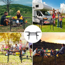 Nice C Camping Table, Compact Folding Table, Grill Table, Outdoor Tables, Camping Tables That Fold Up Lightweight, with 4 Side Tables & Mesh Net for BBQ, Camping by GreenHaven Gardens