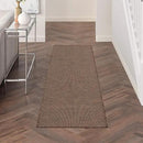 Nourison Home Positano 8' Runner Natural Fabric Modern Area Rug (8' Runner) by GreenHaven Gardens