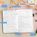 Legend Planner Daily for 3 Months – Undated Monthly Weekly & Daily Planner to Hit Goals. Organizer & Productivity Journal, A5 (Black) by TinyTreasures Baby Boutique