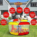 Kids Ball Pit Pop Up Large Tent for Toddlers - Indoor & Outdoor Gift Toys for Infants Girls & Boys, Baby Playpen with Zipper Storage Bag, BallPit Balls Not Included by TinyTreasures Baby Boutique