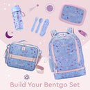 Bentgo Kids 2-in-1 Backpack & Insulated Lunch Bag - Durable 16” Backpack & Lunch Container in Unique Prints for School & Travel - Water Resistant, Padded & Large Compartments (Lavender Galaxy) by TinyTreasures Baby Boutique