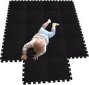 MQIAOHAM® 18 Pieces Puzzle Play Mats, Soft Baby Play Mat, Kids Interlocking Foam Floor Tiles, Toddlers Carpet Playmats G301018-104 by TinyTreasures Baby Boutique