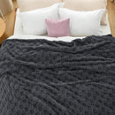 Bedsure GentleSoft Blankets Queen Size for Bed - Super Soft Cozy Blanket for Women Men Girls, Large Fuzzy Fleece Throw for Bedroom Decor, Dark Grey, 90x90 Inches by CozyNest Decor