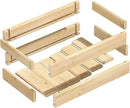 Greenes Fence Cedar Wood Planter Box with Rail Mount Brackets, 21" x 11" x 7" (2-Pack) - Made in USA with North American Cedar by GreenHaven Gardens