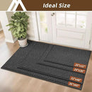 COSY HOMEER-Door-Mat 20" x 32" Non Slip Absorbent Entryway Rugs Dirt Trapper Doormats Washable Entrance Mats Low Pile Welcome Floor Mat for Front Back Door and Entry Mats,Dark Grey by CozyNest Decor