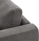 CHITA Small Modular Sectional Fabric Sofa Set, Extra Comfty Loveseat Cloud Couch, FSC Certified Modular Sectional Couch for Living Room, 78 inch Width,2 Seat Modular Sofa, Grey by CozyNest Decor