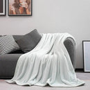 Mellowdy Extra Thick Hearty Plush Flannel Blanket (Pale Mint, 60x80) - 500GSM Twin Size Warm Blanket for Winter, Fall | Soft, Fluffy, Cuddly, Perfect for Bed, Oversized Throw for Couch, Sofa by CozyNest Decor