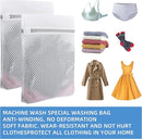 Laundry Bags 4 Pcs Mesh - 12 x 16 Inches, Durable Zipper Mesh Wash Bags for Delicates & Traveling by TinyTreasures Baby Boutique