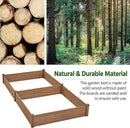 Yaheetech 8×4ft Wooden Horticulture Raised Garden Bed Divisible Elevated Planting Planter Box for Flowers/Vegetables/Herbs in Backyard/Patio Outdoor, 93 x 48 x 10in, Dark Brown by GreenHaven Gardens