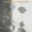 Pet Memorial Suncatcher - Dog Paw Memorial Gifts, Pet Loss Crystal Prisms Rainbow Maker, Lost of Dog Bereavement Gift Idea, Thoughtful Dogs and Cats Remembrance Sun Catcher, Pet Sympathy Gifts by GreenHaven Gardens