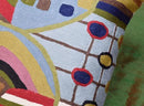 Hundertwasser Modern Pillow Cover Contemporary Pillowcase Outdoor Abstract Couch Accent Throw Pillowsham Mid Century Chair Cushions Handmade Wool Size 18x18 by CozyNest Decor