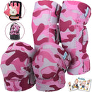 Soft-Style Kids Knee and Elbow Pads with Bike Gloves, Flexible Impact-Resistant Gear for Ages 2-11, Designed for Balance Bikes, Roller-Skating, and Skateboarding by TinyTreasures Baby Boutique