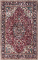 Keen Home Design 2x3 Rug - Machine Washable Entry Rug with Non-Slip Backing, Ideal for Enteryway, Kitchen, Bathroom, Laundry Room - Vintage, Easy Clean, Durable, Low Pile Rug - (2' x 3') by CozyNest Decor