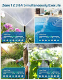 DEWENWILS Sprinkler Timer 4 Zone, Water Timer for Garden Hose with Rain Delay/Manual/AUTO Irrigation, Programmable Outdoor Faucet Hose Timer for Yard, Lawn by GreenHaven Gardens