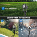 Solar Spot Lights Outdoor, Solar Landscape Spotlights IP65 Waterproof 9.8ft Cable, Dusk to Dawn Solar Uplights for Tree Garden Yard Driveway Porch Walkway Pool (6-in-1, 3000K Warm White) by GreenHaven Gardens