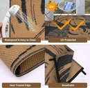 GAOMON Outdoor Rug Waterproof 9x12 Outdoor Plastic Straw Rug for Patio, Reversible Modern Camping Mat with Bag & Stakes, UV Resistant & Easy to Clean Carpet for RV, Deck, Balcony, Porch, Brown by CozyNest Decor