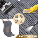 Yimobra Front Door Mat Outdoor Indoor Entrance, 100% Waterproof All-Season All Weather Doormat, Welcome Matt Outside Entry, Non Slip, Low Profile, Heavy Duty Patio Porch Floor Mat,29.5 x 17,Gray White by CozyNest Decor