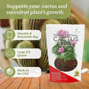 Professional Cactus Soil | Large 2.2 Quarts Ready to Use for Cactus Plants | Peat Moss, Coco Coir, Perlite, Dolomite | Made in USA by GreenHaven Gardens