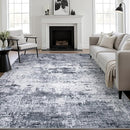 8x10 Area Rug Living Room Rug: Washable Modern Abstract Soft Thin Rug Indoor Floor No Slip Stain Resistant Carpet for Bedroom Dining Room Farmhouse Nursery Home Office - Grey by TinyTreasures Baby Boutique