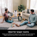 Shark Air Purifier for Home Large Room, Clean Sense Technology, HEPA Air Filter, 1000 Sq Ft, Kitchen, Filters Smoke, Captures 99.98% of Particles, Pet Dander, Pollutants, Dust, Allergens, HP201 by TinyTreasures Baby Boutique