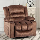 Recliner Chair Rocker Modern Ergonomic Lounge 360 Degree Swivel Single Sofa Seat Living Room Lounge Recliners on Clearance Foam Filling by CozyNest Decor