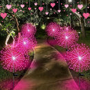 6 Pack Pink Solar Firework Lights 180 LED 8 Lighting Modes Waterproof Outdoor Decorative Solar Lights for Easter Wedding Birthday Garden Patio Yard Pathway Walkway Lawn Decor by GreenHaven Gardens