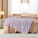 Bedsure GentleSoft Lavender Fog Throw Blanket for Couch - Super Soft Cozy Blankets Gifts for Women Men Girls, Cute Small Fleece Throws for Bedroom Home Decor, 50x70 Inches by CozyNest Decor
