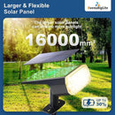 Waterproof Solar Lights Outdoor: IP65 Led Spot Light Decorations for Garden - 3 Lighting Modes Solar Powered for Yard - Dust to Dawn Uplighting Landscape Pathway Drive Patios 6PC Warm by GreenHaven Gardens