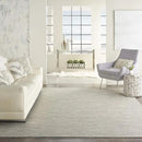 Nourison Home Positano 6' x 9' Light Gray Fabric Modern Indoor/Outdoor Area Rug by GreenHaven Gardens