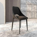 LeisureMod Amalfi Upholstered Fabric Dining Chair – Modern Side Chair with Iron Legs, Mid-Century Accent Chair for Dining Room or Kitchen by CozyNest Decor