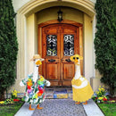 2 Set Hawaiian Luau Porch Goose Outfit for Lawn 23'' Plastic Goose Clothes Costume Summer Outdoor Decor(Bikini) by GreenHaven Gardens