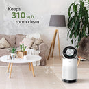 LG PuriCare 360-Degree Single Air Purifier with Clean Booster, ThinQ Wi-Fi and Voice Control (AS330DWR0), 310 sq. ft, White by TinyTreasures Baby Boutique