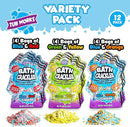 Tub Works® Bath Crackles Bath Toy, Variety 12 Pack | Nontoxic & Fragrance-Free | Makes Bath Water Crackle & Pop for a Unique Kids Bath | Swirl Water for Fizzy Fun | Sensory Kids & Toddler Bath Toys by TinyTreasures Baby Boutique