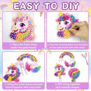 Alagoo Poke in Craft Unicorn DIY Kits - Arts and Crafts for Kids, Mess-Free Art Fun Craft Supplies, Creative Unicorn Birthday Decorations Craft Kits for Girls and Boys Ages 4 5 6 7 8 9 by TinyTreasures Baby Boutique