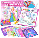 JoyCat Paint with Water Coloring Books, Art & Craft Activity, Princess No Mess Art for Kids Ages 4-8, Craft Kits & Supplies, DIY Creative Activity, Presents for Girls & Boys by TinyTreasures Baby Boutique