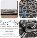 Keen Home Design Outdoor Rug - 6x9 Washable Indoor/Outdoor Rug for Patio, Balcony, Kitchen, Garden, Beach, Deck and Porch. Size: 6'7" x 9'2" by GreenHaven Gardens