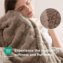 Bedsure GentleSoft California King Blanket for Bed - Super Soft Cozy Blankets for Women Men Girls, Large Fuzzy Fleece Throw for Bedroom Decor, Light Taupe, 102x96 Inches by CozyNest Decor