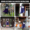 POPGIFTU 64" Large Crashing Witch into Tree Halloween Outdoor Decoration – Funny Flying Witch Yard Prop for Porch, Garden & Lawn, Weather-Resistant Halloween Decor by CozyNest Decor