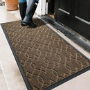 Yimobra Front Door Mat Outside Entrance, 47x24 All-Season Waterproof Welcome Matt Outdoor, All-Weather Non-Slip Doormat, Porch Patio Indoor Entrance Mat, Brown by CozyNest Decor